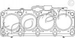 Topran 109 360 прокладка, головка цилиндра на VW PASSAT Variant (3B6)