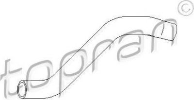 Topran 110 665 шланг радиатора на VW PASSAT Variant (3A5, 35I)