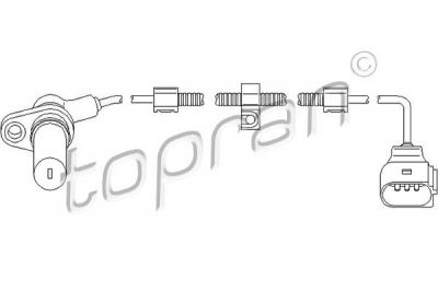 Topran 110 919 датчик частоты вращения, управление двигателем на SEAT CORDOBA (6L2)
