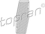 Topran 205 638 накладка на педаль, педаль акселоратора на OPEL ASTRA G универсал (F35_)