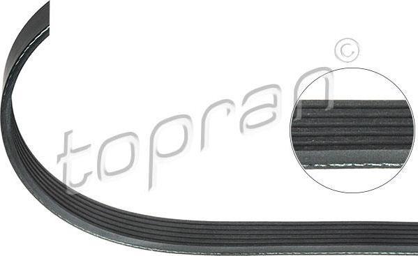 Topran 206 252 поликлиновой ремень на FORD C-MAX (DM2)