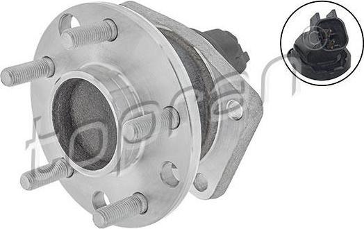 Topran 302 231 ступица колеса на FORD MONDEO III (B5Y)