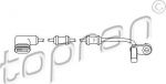 Topran 401 552 датчик, частота вращения колеса на MERCEDES-BENZ C-CLASS (W203)