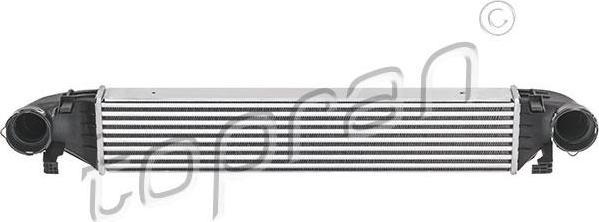 Topran 408 158 интеркулер на MERCEDES-BENZ C-CLASS купе (CL203)