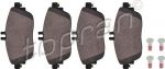 Topran 408 551 комплект тормозных колодок, дисковый тормоз на MERCEDES-BENZ B-CLASS (W246, W242)