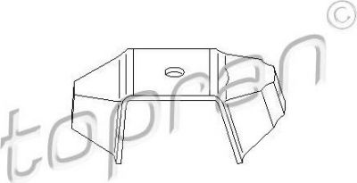 Topran 720 361 подвеска, двигатель на PEUGEOT 306 (7B, N3, N5)