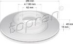 Topran 820 308 тормозной диск на HYUNDAI GETZ (TB)