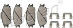 Topran 820 370 комплект тормозных колодок, дисковый тормоз на HYUNDAI GETZ (TB)
