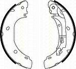 TRISCAN 8100 10007 комплект тормозных колодок на FIAT DUCATO фургон (244)