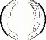 TRISCAN 8100 28053 комплект тормозных колодок на PEUGEOT 207 (WA_, WC_)