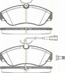 TRISCAN 8110 15017 комплект тормозных колодок, дисковый тормоз на FIAT DUCATO фургон (230L)