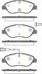 TRISCAN 8110 15022 комплект тормозных колодок, дисковый тормоз на FIAT STILO (192)