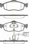 TRISCAN 8110 16160 комплект тормозных колодок, дисковый тормоз на FORD MONDEO I (GBP)