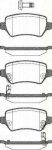 TRISCAN 8110 24019 комплект тормозных колодок, дисковый тормоз на OPEL ZAFIRA B Van