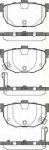 TRISCAN 8110 43026 комплект тормозных колодок, дисковый тормоз на HYUNDAI LANTRA II Wagon (J-2)