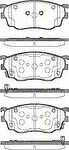 TRISCAN 8110 50011 комплект тормозных колодок, дисковый тормоз на MAZDA 626 V Hatchback (GF)