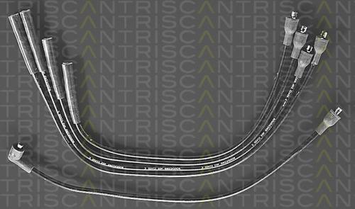 TRISCAN 8860 7218 комплект проводов зажигания на FORD ESCORT IV (GAF, AWF, ABFT)
