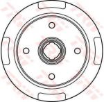 TRW DB4133 тормозной барабан на MAZDA 323 III (BF)