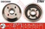 TRW DB4306B тормозной барабан на FORD KA (RB_)