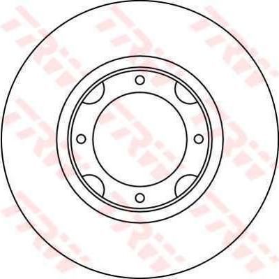 TRW DF1909 тормозной диск на TOYOTA TERCEL (AL2_)