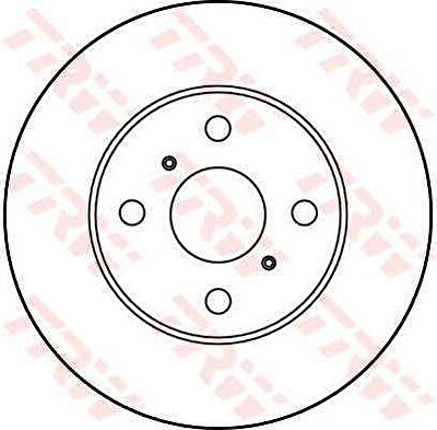 TRW DF1921 тормозной диск на TOYOTA TERCEL (AL2_)