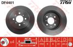 TRW DF4401 Диск торм зад CIVIC VI 01-05 (42510S5HT00)
