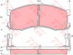 TRW GDB1037 комплект тормозных колодок, дисковый тормоз на MAZDA 626 III Hatchback (GD)