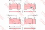 TRW GDB1363 комплект тормозных колодок, дисковый тормоз на ALFA ROMEO SPIDER (939_, 939)