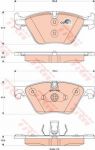 TRW GDB1882 Колодки тормозные 5 F10/F11 2.0-3.0 10- передние (34116775310)
