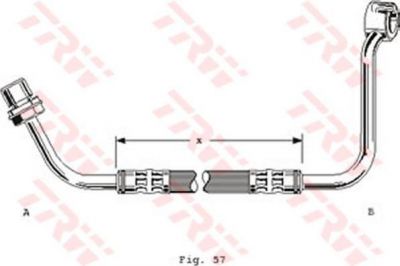 TRW PHD231 тормозной шланг на FORD TRANSIT c бортовой платформой/ходовая часть (V_ _)