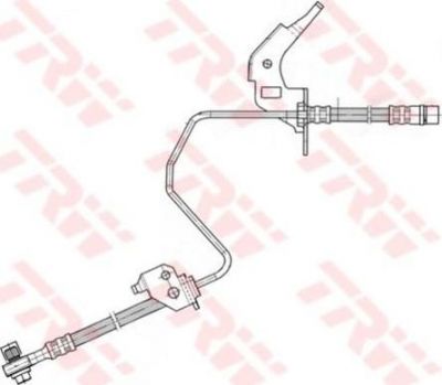 TRW PHD567 тормозной шланг на OPEL ASTRA H (L48)