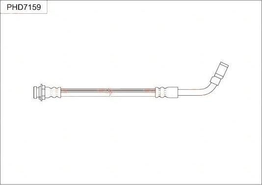 TRW PHD7159 тормозной шланг на RENAULT 19 II (B/C53_)