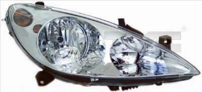 TYC 20-0166-15-2 основная фара на PEUGEOT 307 (3A/C)