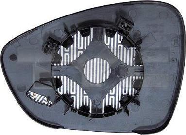 TYC 305-0154-1 зеркальное стекло, наружное зеркало на PEUGEOT 508