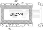 TYC 736-1028 радиатор, охлаждение двигателя на TOYOTA COROLLA (_E9_)