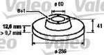 Valeo 186187 тормозной диск на OPEL ASCONA C Наклонная задняя часть (84_, 89_)