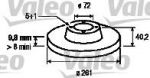 Valeo 186458 тормозной диск на MAZDA 626 V Hatchback (GF)