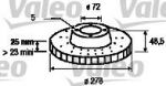 Valeo 186872 тормозной диск на MAZDA 3 седан (BL)