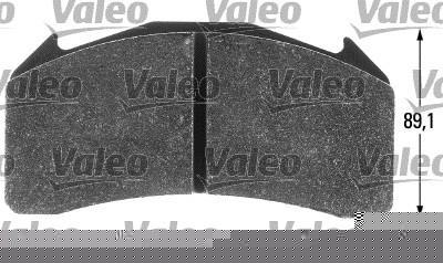 Valeo 541701 комплект тормозных колодок, дисковый тормоз на VOLVO FL 6