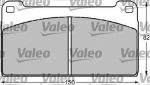 Valeo 541712 комплект тормозных колодок, дисковый тормоз на MERCEDES-BENZ UNIMOG
