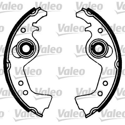 Valeo 553829 комплект тормозных колодок на FIAT FIORINO фургон (146)