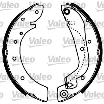 Valeo 562752 комплект тормозных колодок на NISSAN SERENA (C23M)