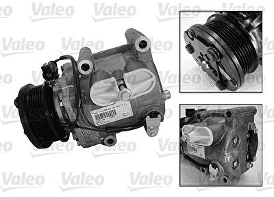 Valeo 699828 компрессор, кондиционер на FORD MONDEO III седан (B4Y)