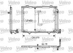 Valeo 816900 конденсатор, кондиционер на MERCEDES-BENZ C-CLASS универсал (S202)