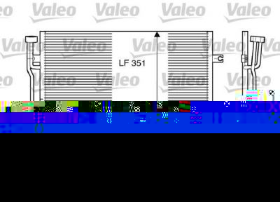Valeo 817559 конденсатор, кондиционер на VOLVO V40 универсал (VW)