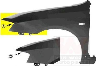 Van Wezel 1625656 крыло на FIAT STILO (192)