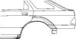 Van Wezel 2746148 боковина на MAZDA 626 III Hatchback (GD)
