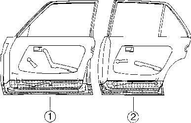 Van Wezel 3010277 дверь, кузов на MERCEDES-BENZ седан (W123)