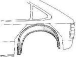 Van Wezel 3730346 колесная ниша на OPEL KADETT E кабрио (43B_)