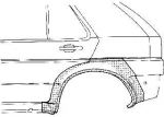 Van Wezel 3734148 боковина на OPEL ASTRA F Наклонная задняя часть (53_, 54_, 58_, 59_)